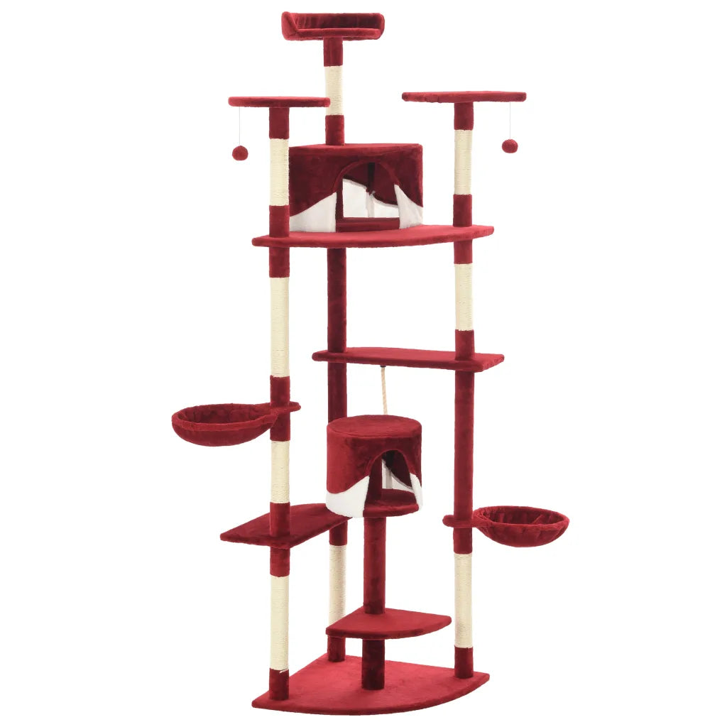 Albero per gatti e tiragraffi in sisal 203 cm