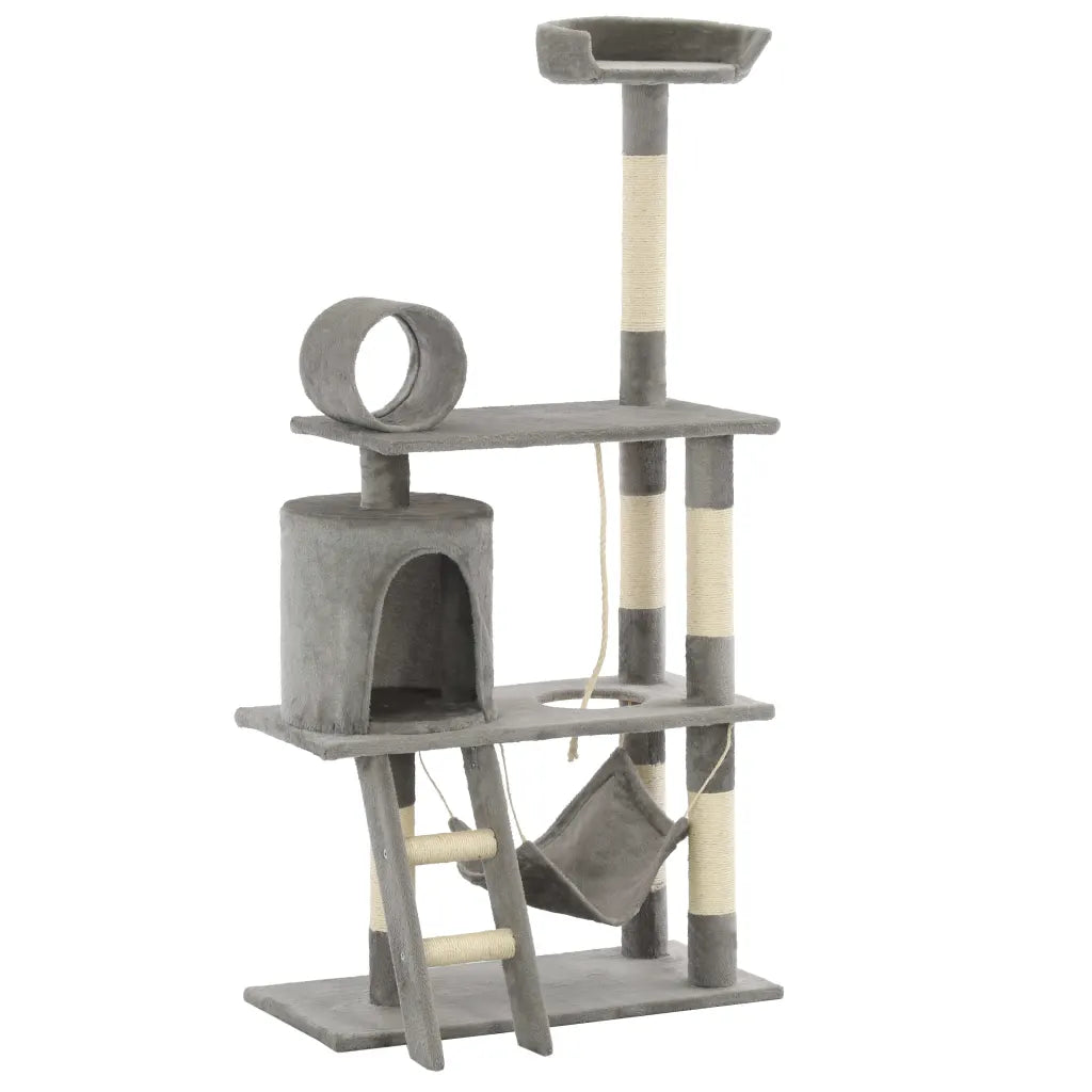 Albero per gatti con tiragraffi sisal 140 cm