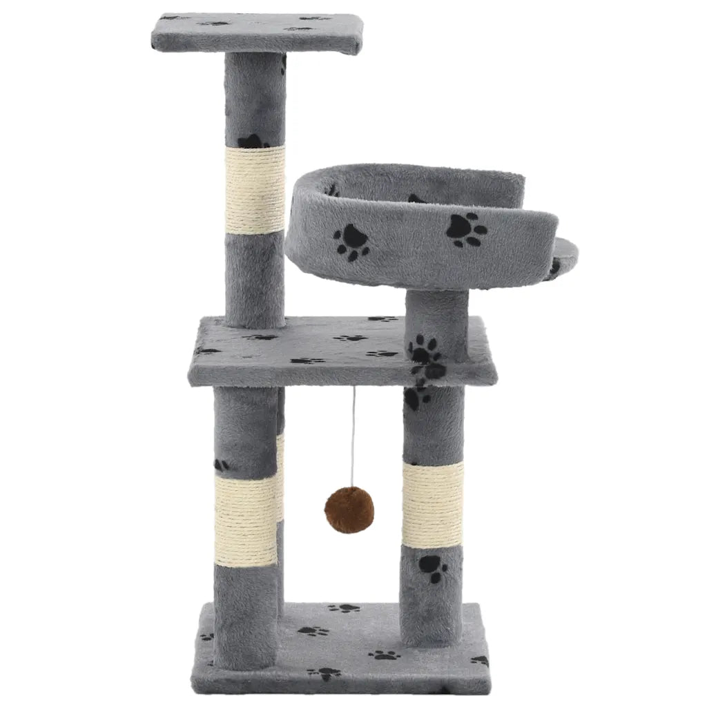 Albero per gatti con tiragraffi in sisal 65 cm