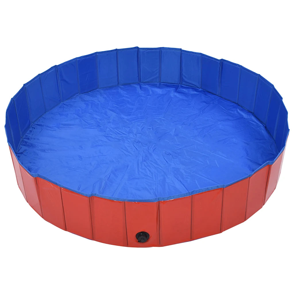 Piscina per cani pieghevole 160x30 cm in PVC