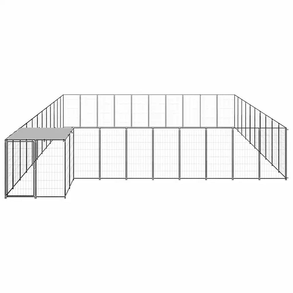 Gabbia per cani 660x550x110 cm in acciaio