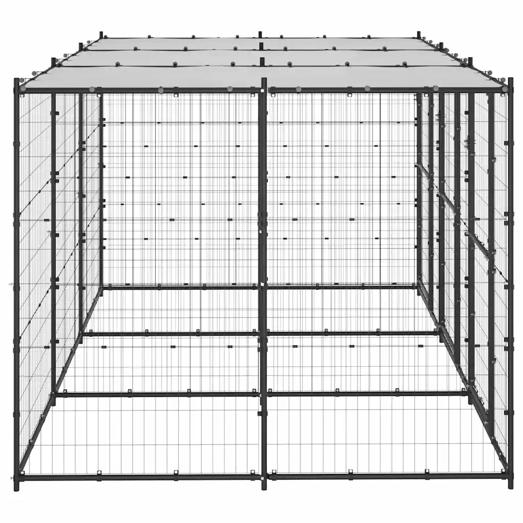 Gabbia per cani da esterno 330x220x180 cm, rete