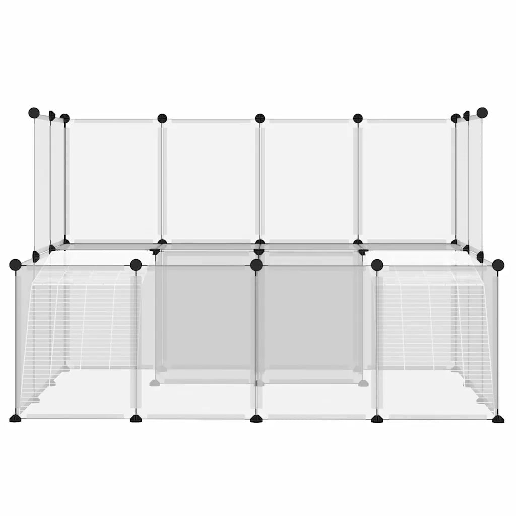 Gabbia per piccoli animali 143x107x93 cm in PP e acciaio