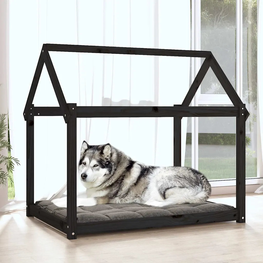 Cuccia per cani in legno di pino 111x80x100 cm