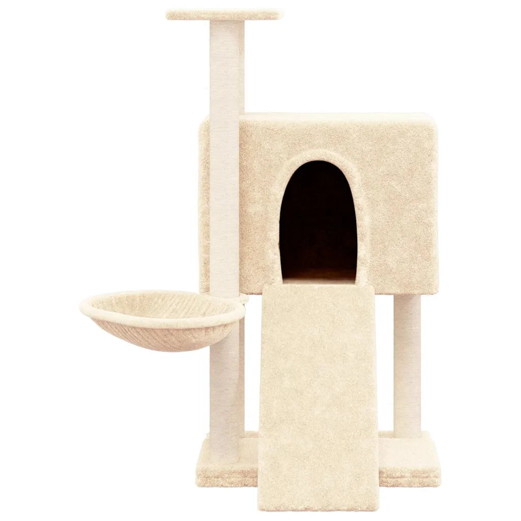 Albero per gatti con tiragraffi in sisal 71,5x60x96 cm