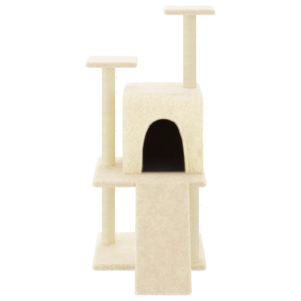 Albero per gatti con tiragraffi in sisal 78,5x60x110 cm