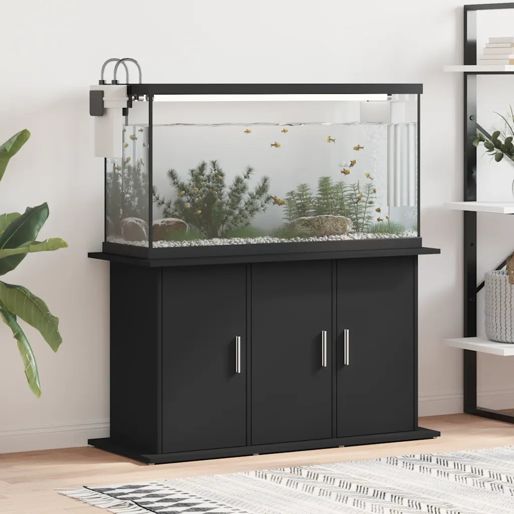 Supporto acquario 101x41x58 cm legno multistrato 6 scomparti