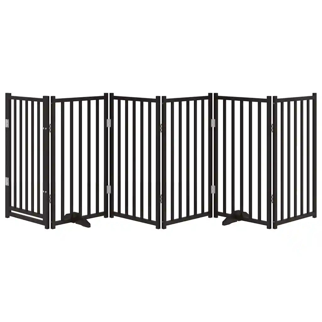 Cancello per cani pieghevole 9 pannelli 450 cm, altezza 90 cm