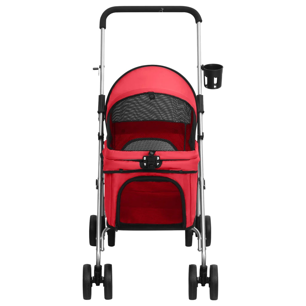 Passeggino per cani pieghevole 76x50x100 cm tessuto Oxford