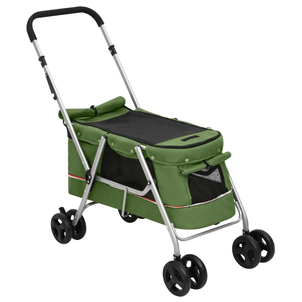 Passeggino per cani pieghevole 100x49x96 cm con tettuccio