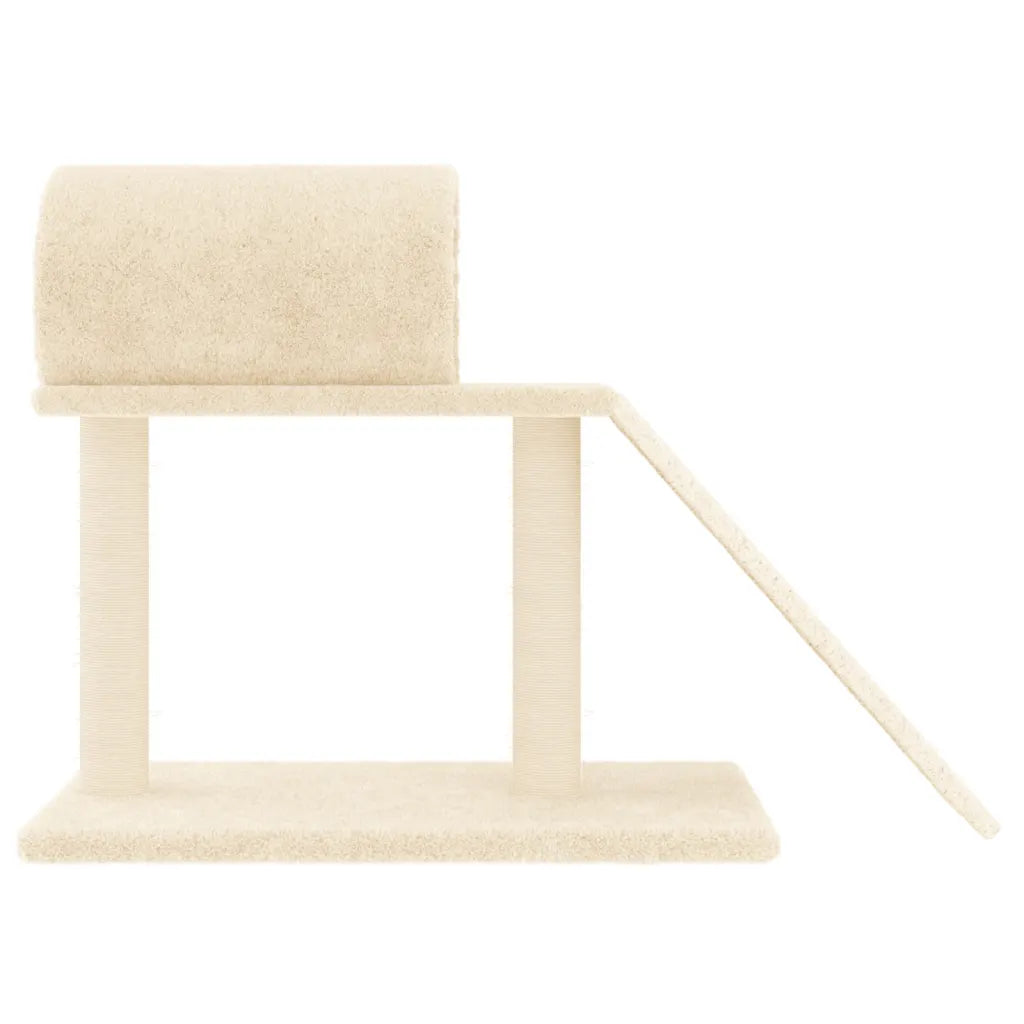 Tiragraffi per gatti con tunnel e scaletta 81x35x55,5 cm