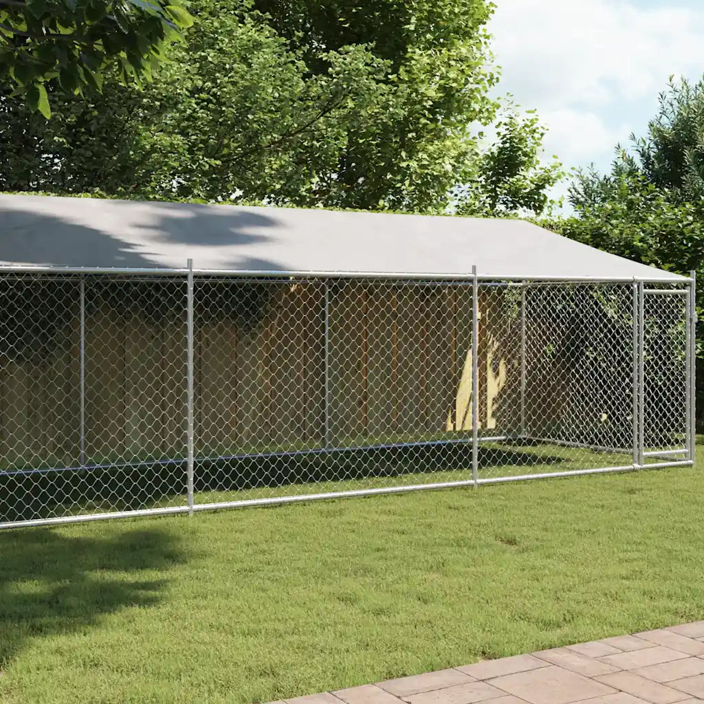 Pollaio 8x2x2 m in acciaio zincato