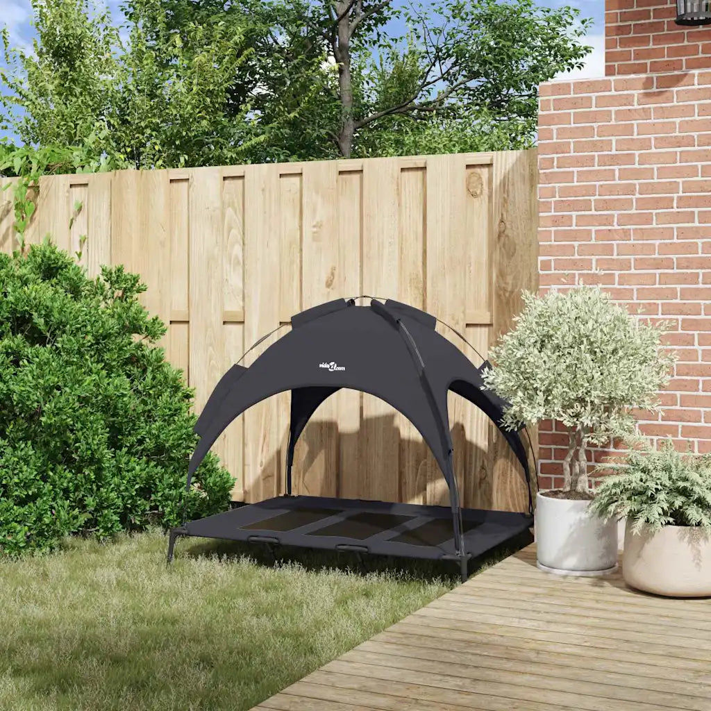 Letto elevato per cani 122 x 93 x 106,5 cm in acciaio