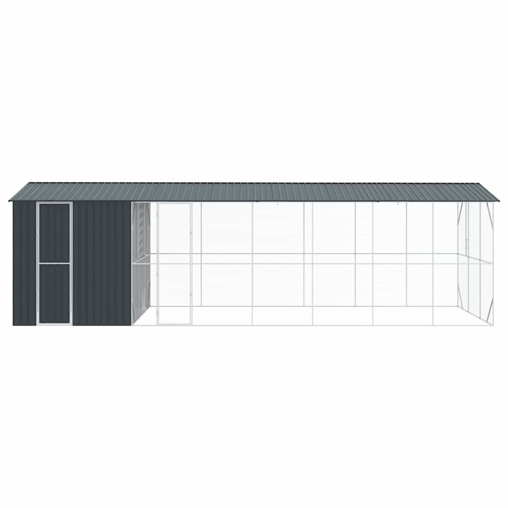 Gabbia per uccelli Antracite 860 x 310 x 247 cm Acciaio zincato