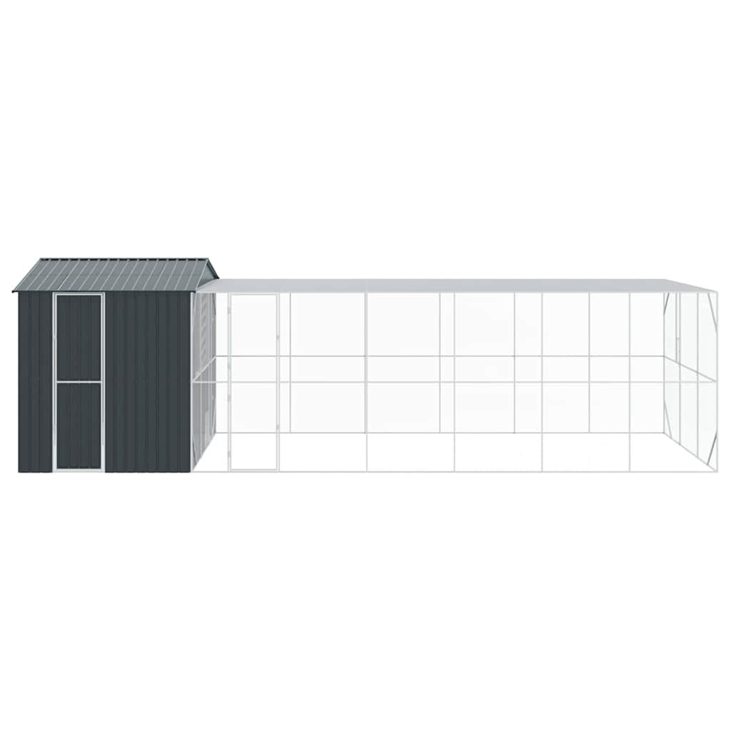 Gabbia per uccelli Antracite 845 x 304 x 247 cm Acciaio zincato