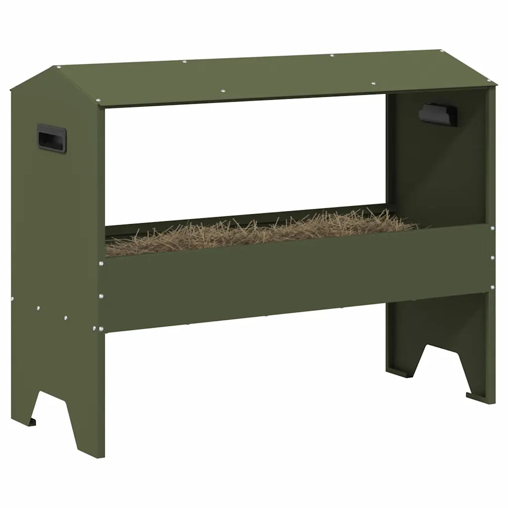 Abbeveratoio per bestiame 79 x 35 x 62 cm acciaio zincato