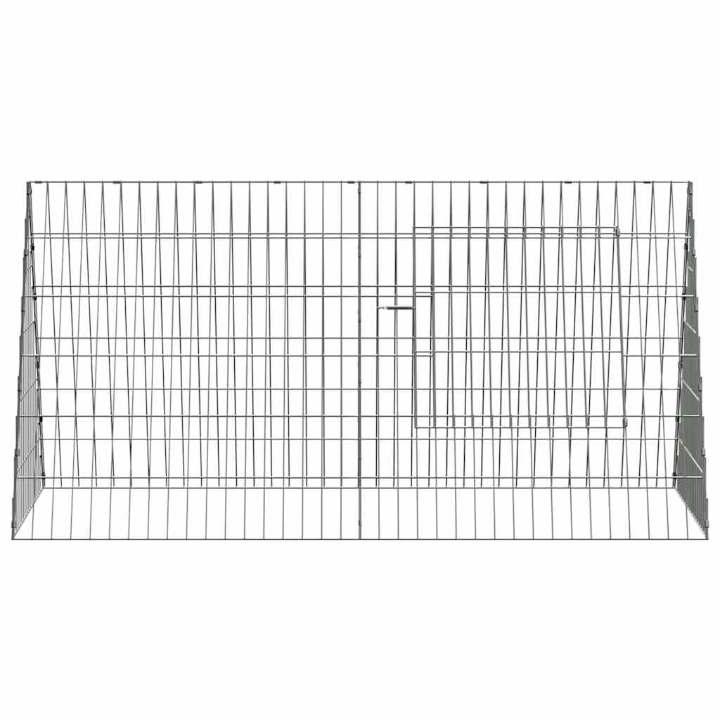Gabbia per polli Argento 110 x 55 x 55 cm Acciaio zincato
