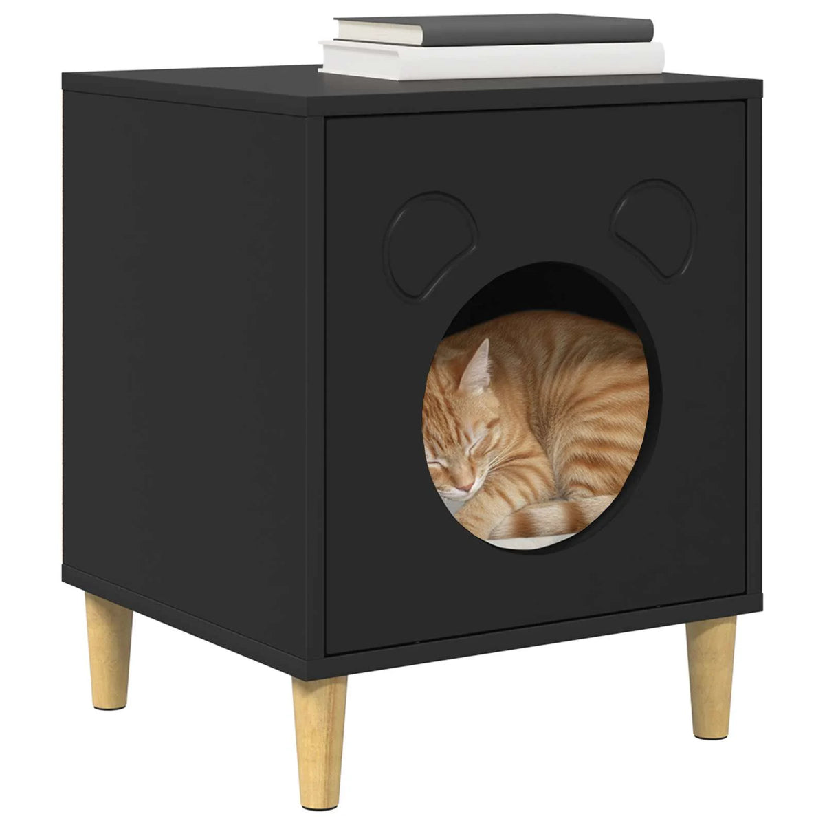 Casa per gatti 42,5 x 40 x 53 cm in legno ingegnerizzato