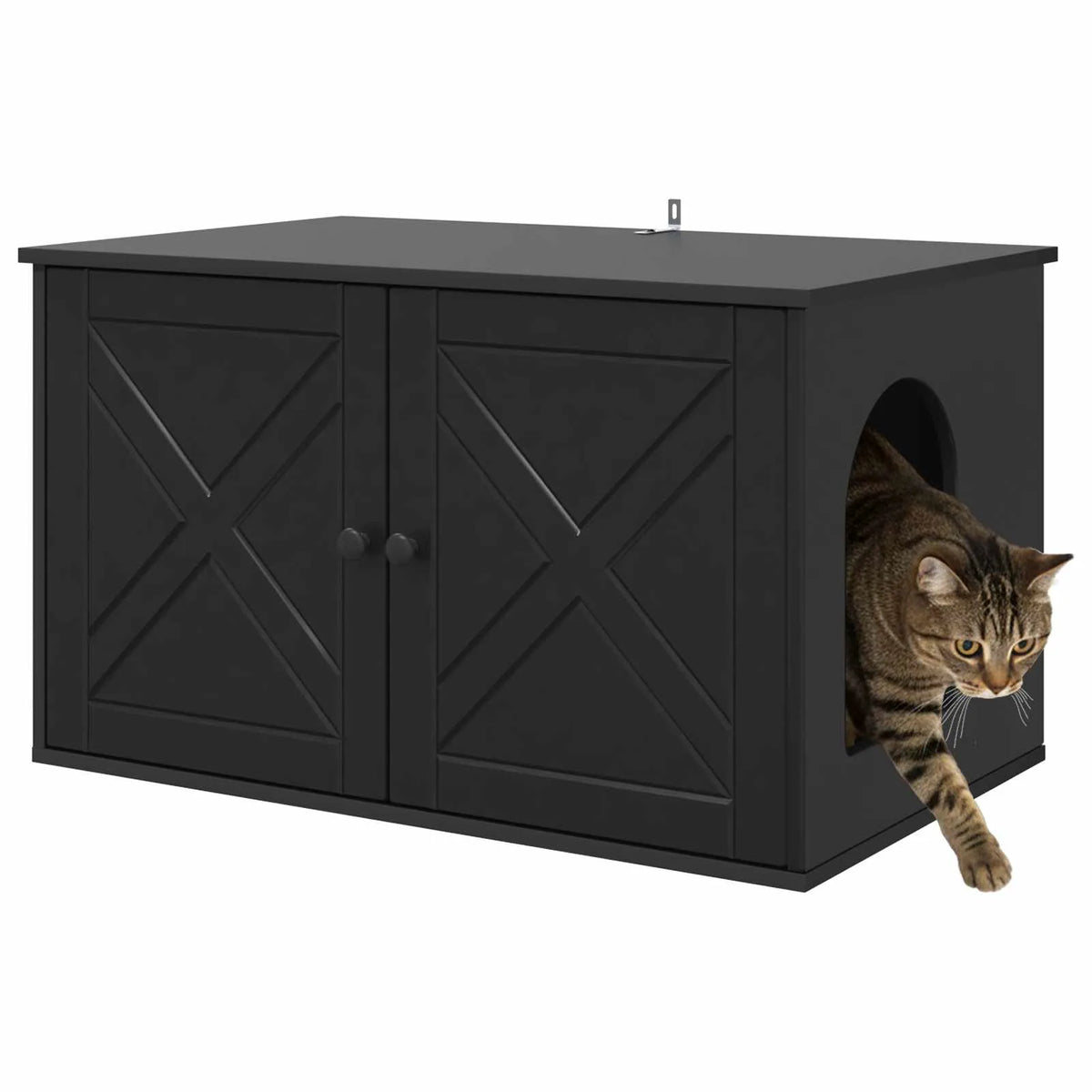 Casa per gatti 85 x 55 x 50,5 cm in legno ingegnerizzato