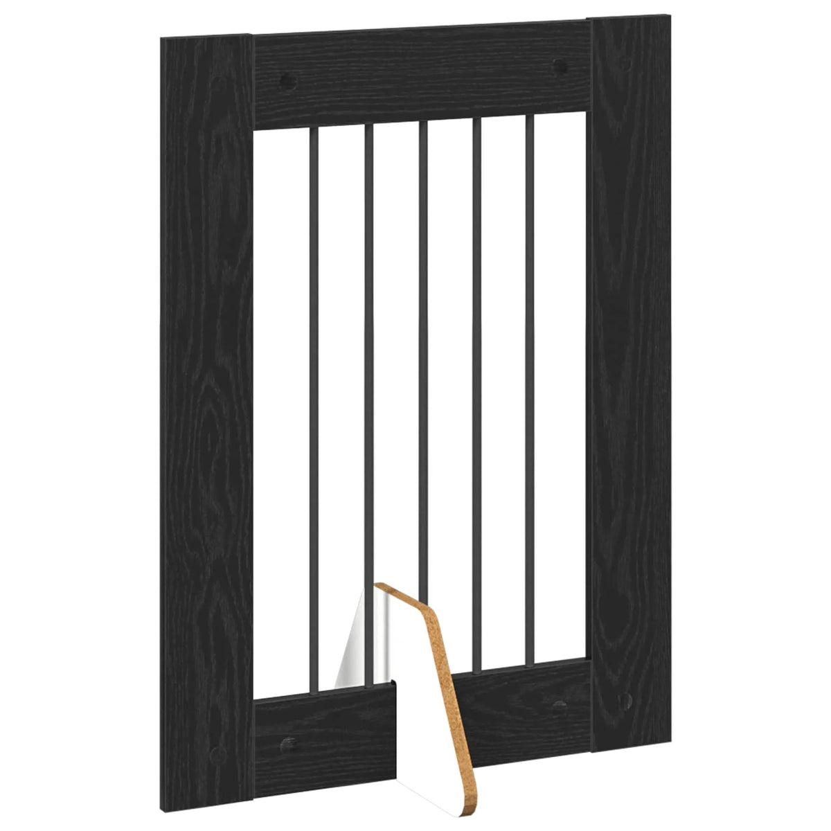 Cancello per cani pieghevole con supporti, 4 pz, 241x34x80 cm