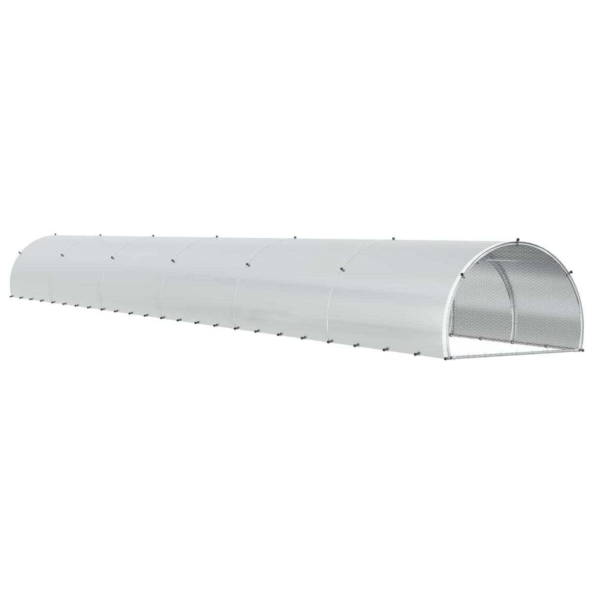 Pollaio Argento 1200 x 150 x 100 cm Acciaio zincato