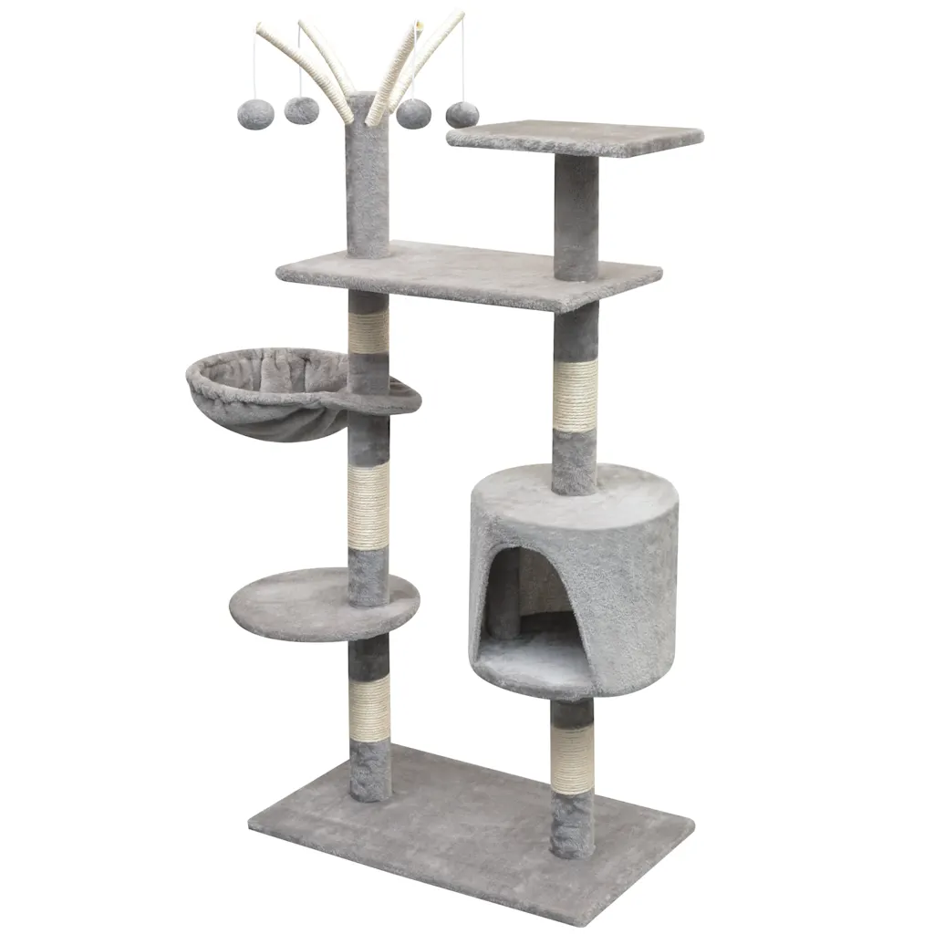 Albero per gatti con tiragraffi sisal 125 cm