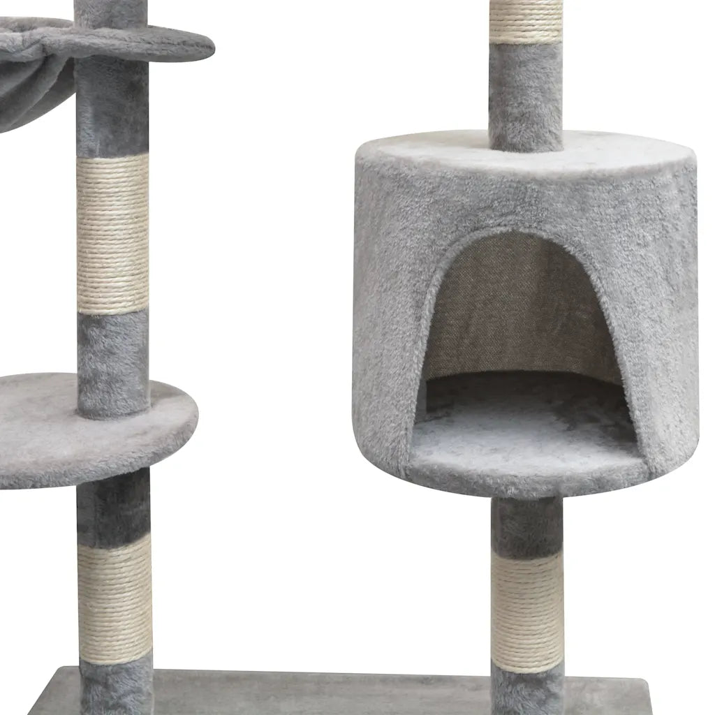 Albero per gatti con tiragraffi sisal 125 cm