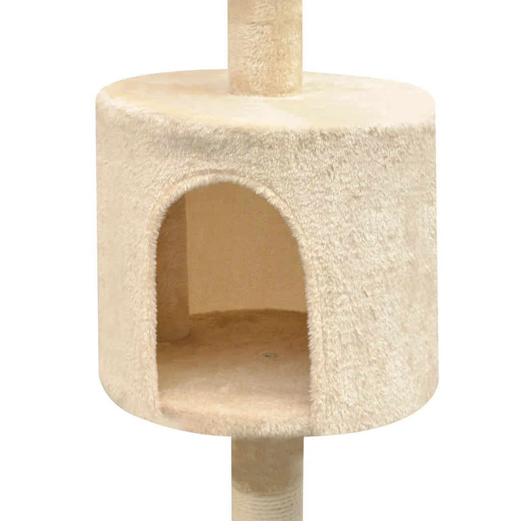 Albero per gatti con tiragraffi sisal 125 cm