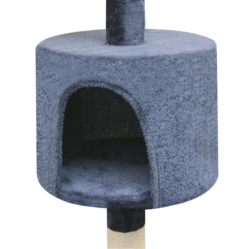 Albero per gatti con tiragraffi sisal 125 cm