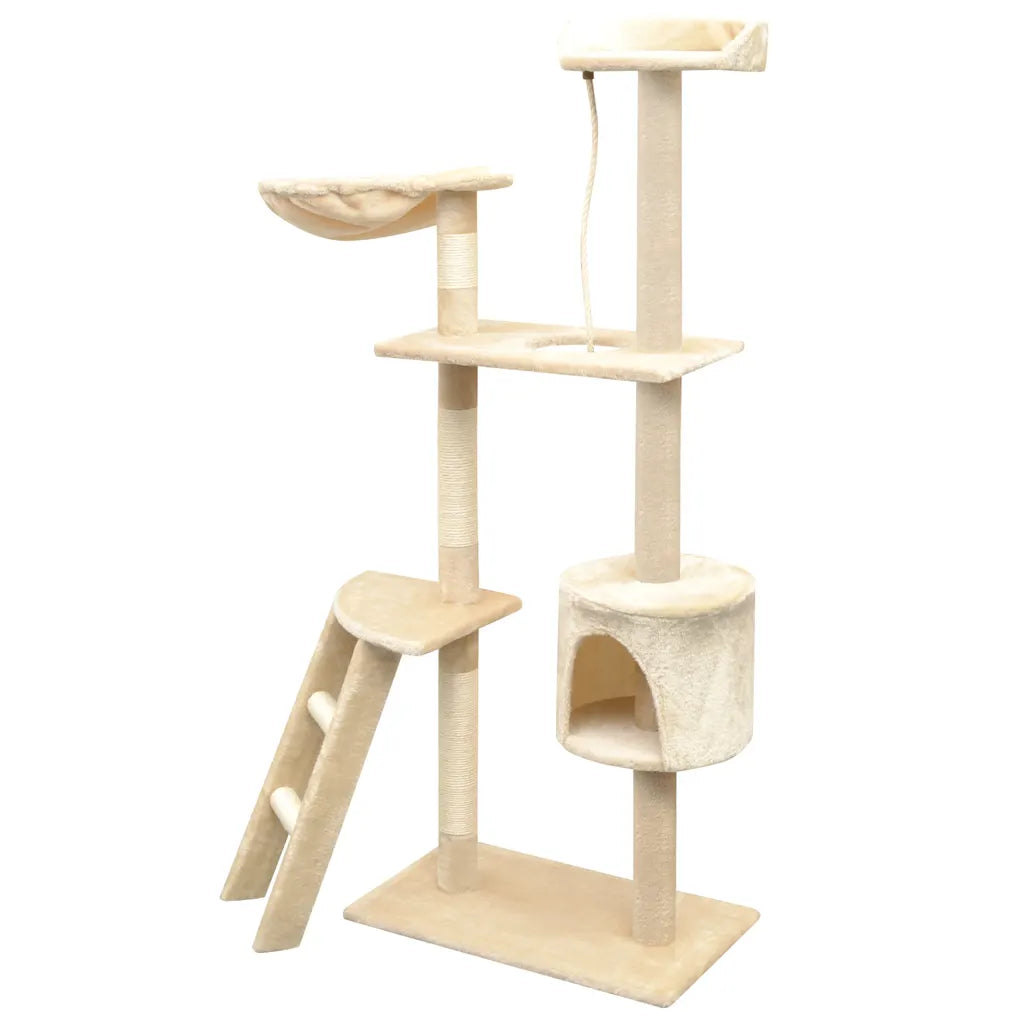 Albero per gatti con tiragraffi sisal 150 cm