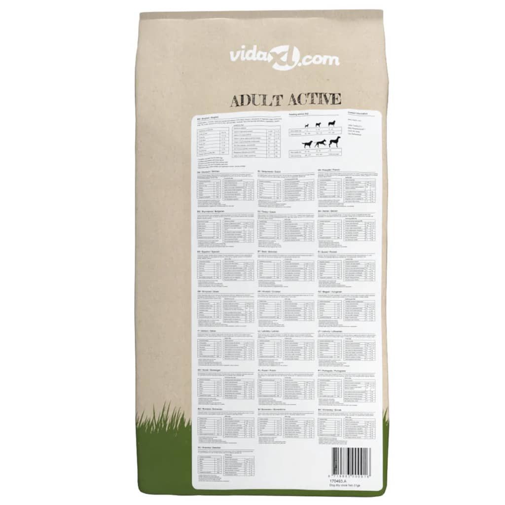 Cibo Secco per Cani Premium Adult Active Chicken & Fish 15 kg