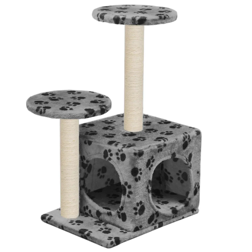 Albero per gatti con pali tiragraffi in sisal 60 cm