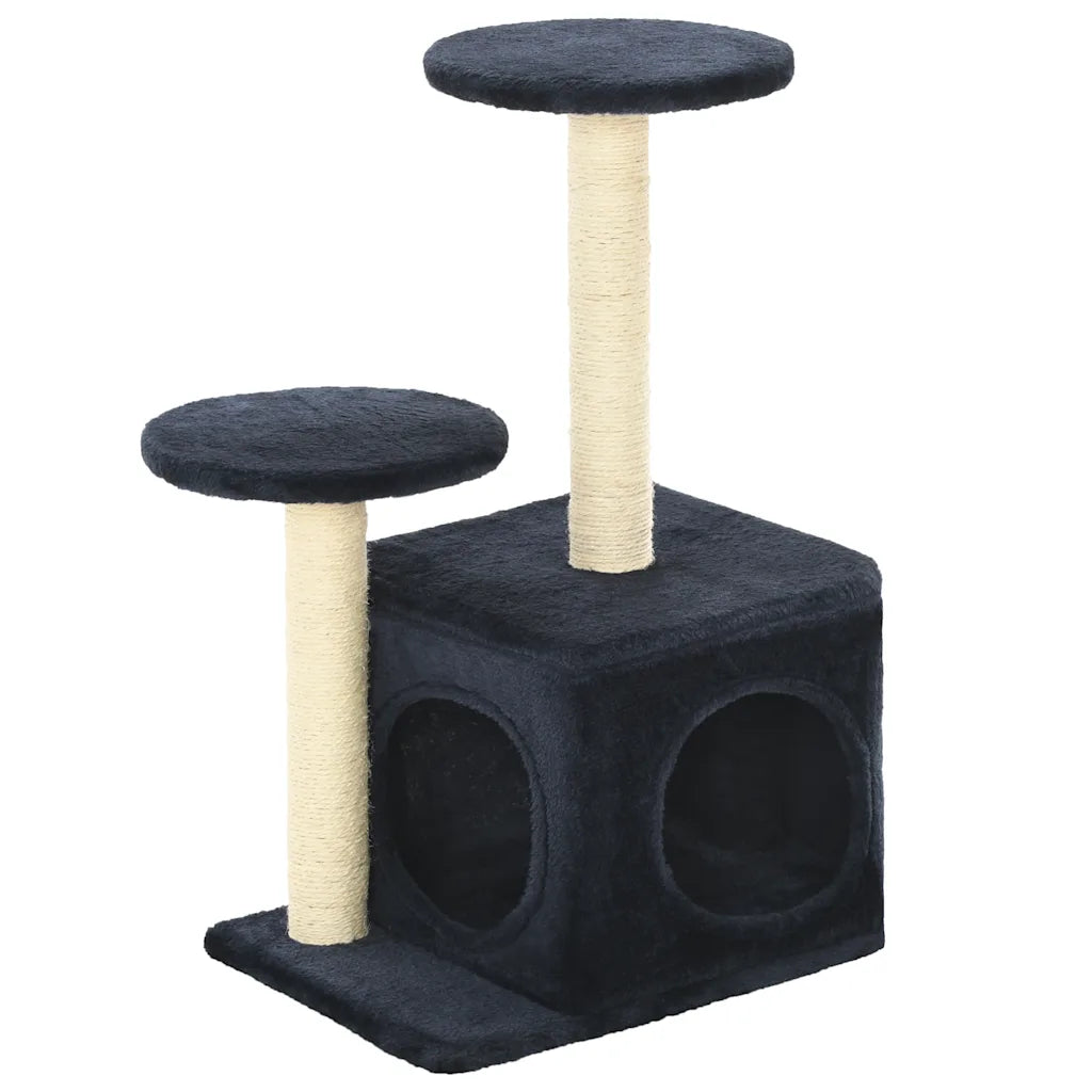 Albero per gatti con pali tiragraffi in sisal 60 cm