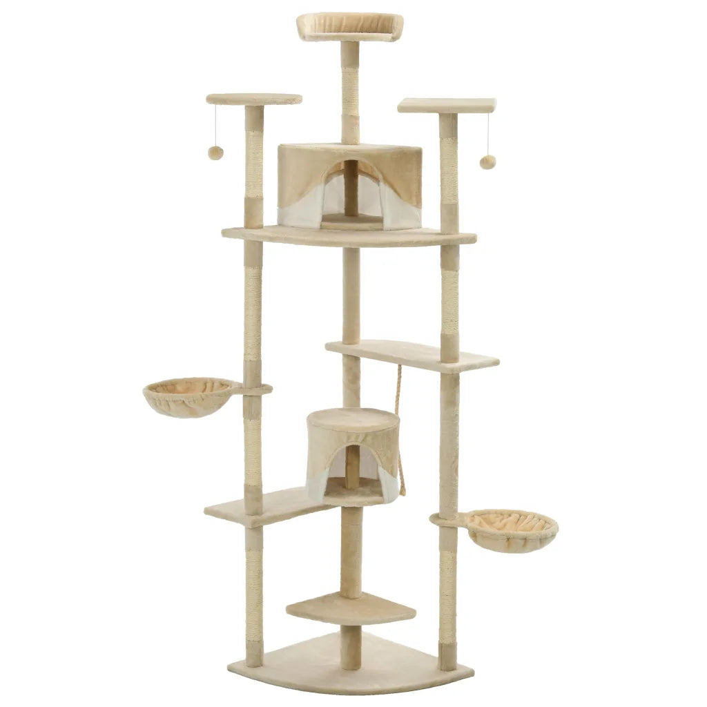 Albero per gatti e tiragraffi in sisal 203 cm