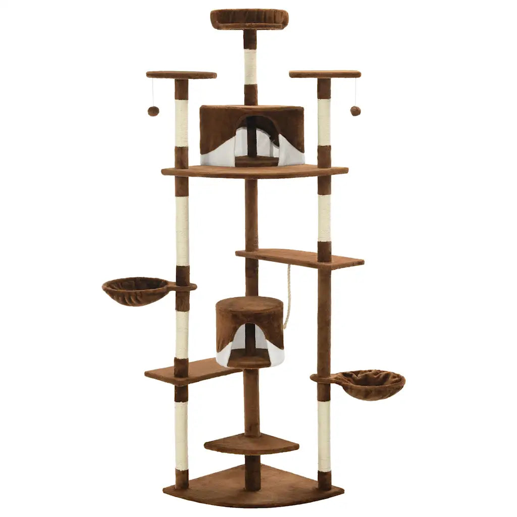 Albero per gatti e tiragraffi in sisal 203 cm