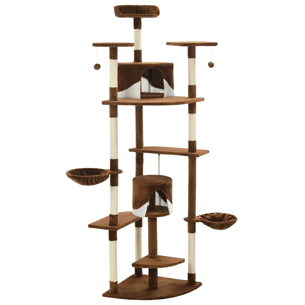 Albero per gatti e tiragraffi in sisal 203 cm