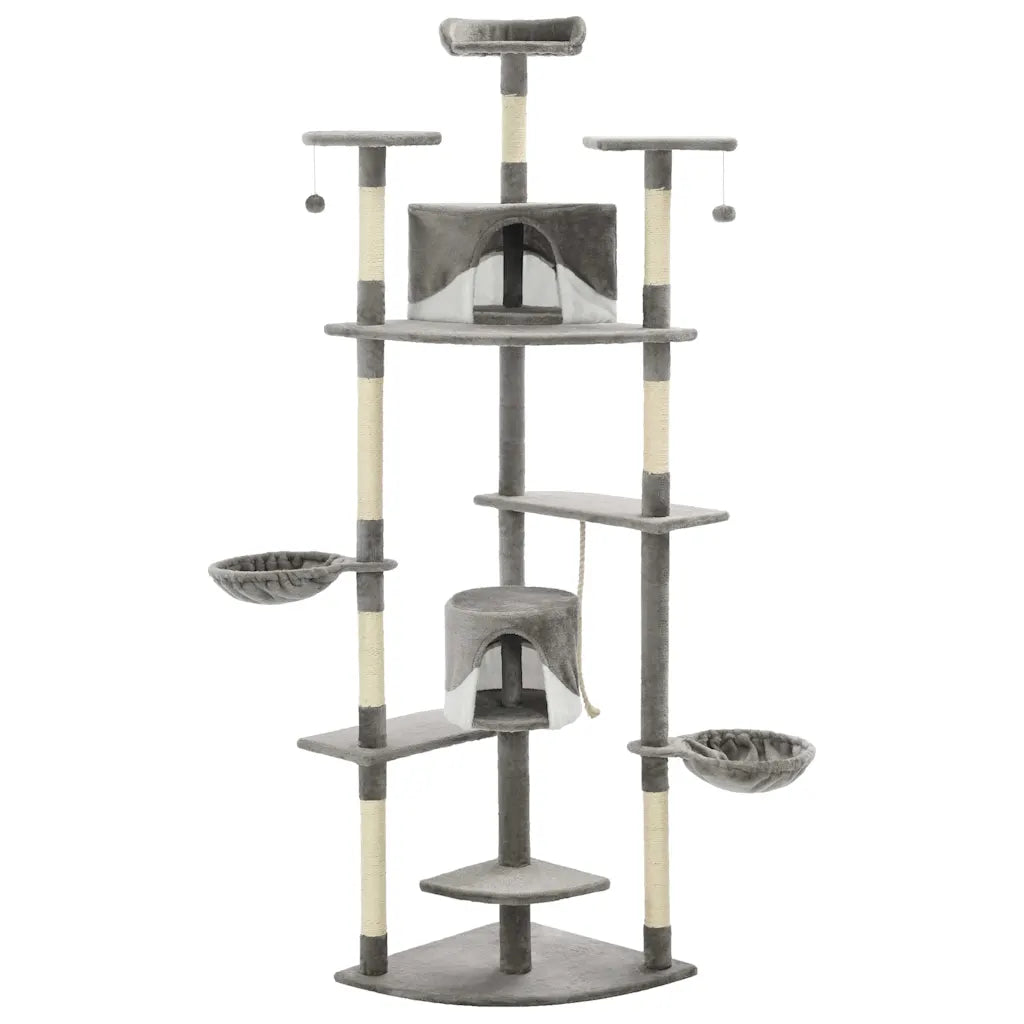 Albero per gatti e tiragraffi in sisal 203 cm