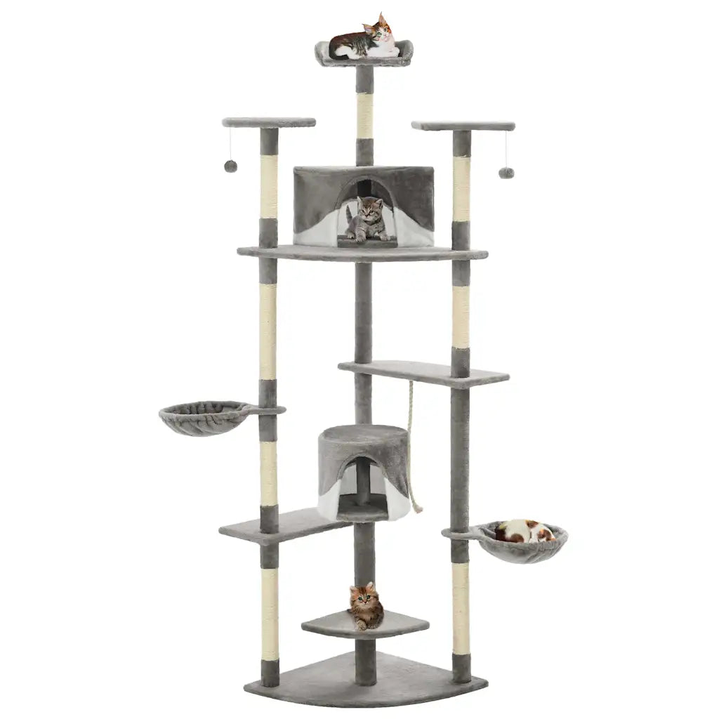 Albero per gatti e tiragraffi in sisal 203 cm