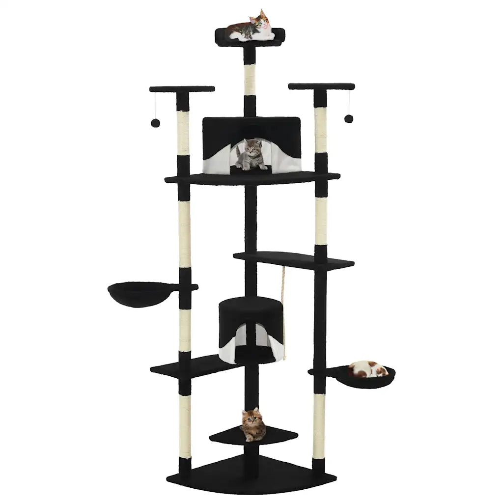 Albero per gatti e tiragraffi in sisal 203 cm