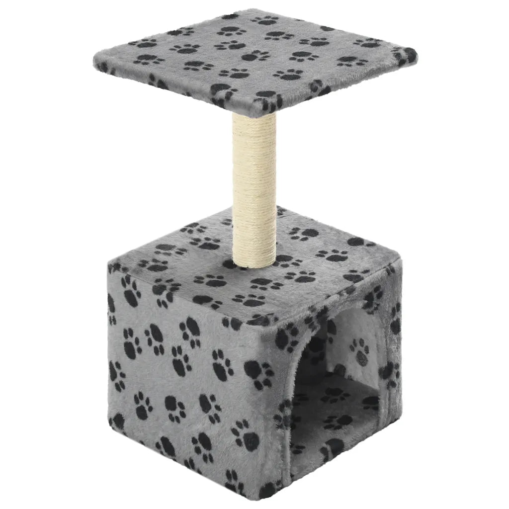 Albero per gatti con tiragraffi in sisal 55 cm