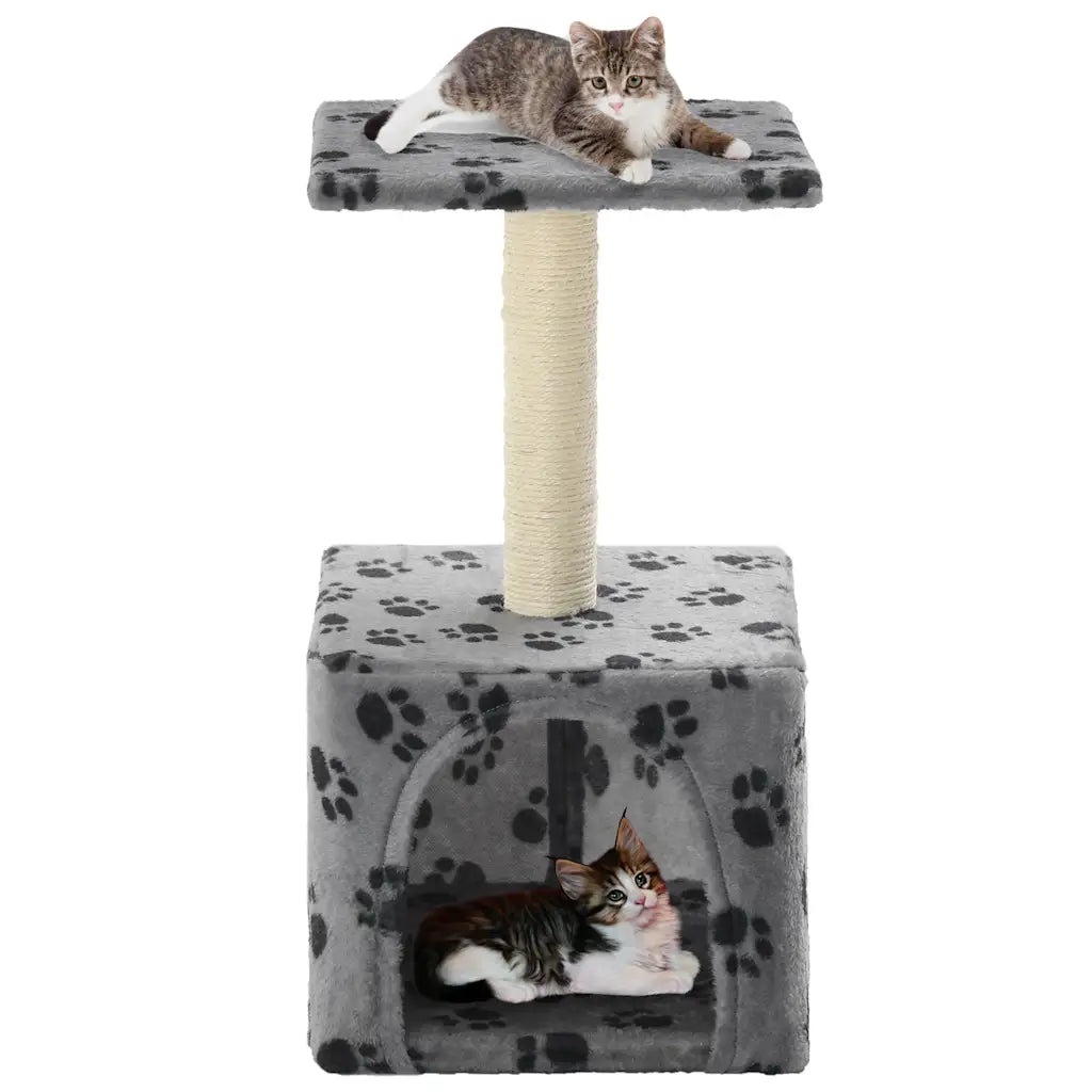 Albero per gatti con tiragraffi in sisal 55 cm