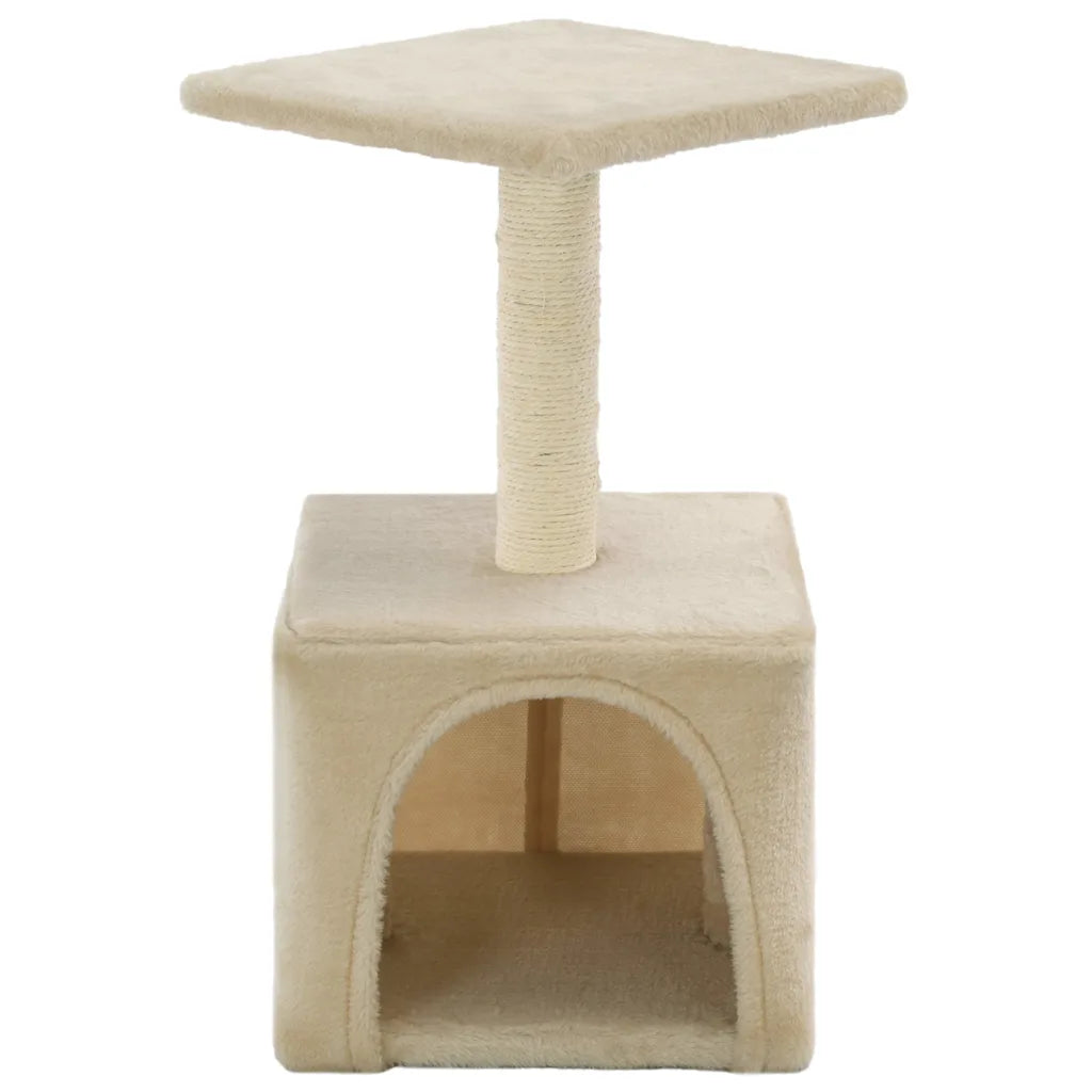 Albero per gatti con tiragraffi in sisal 55 cm