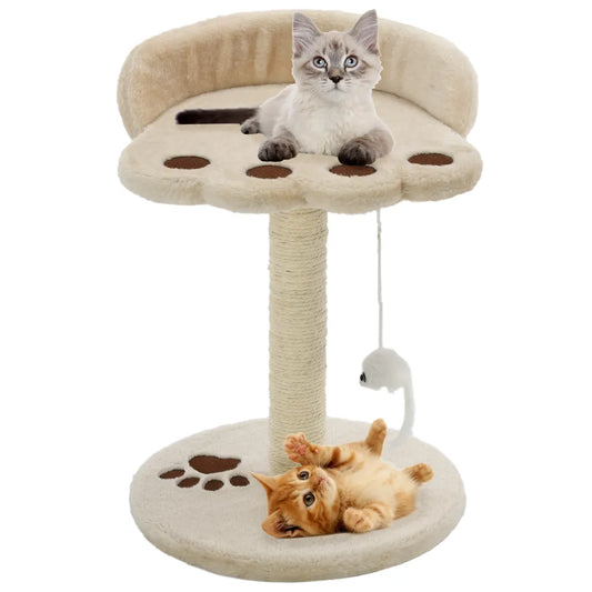 Albero per gatti con tiragraffi in sisal 40 cm