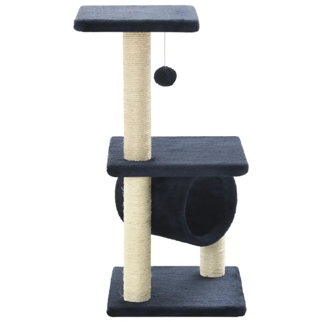Albero per gatti tiragraffi sisal 65 cm con zampe stampate