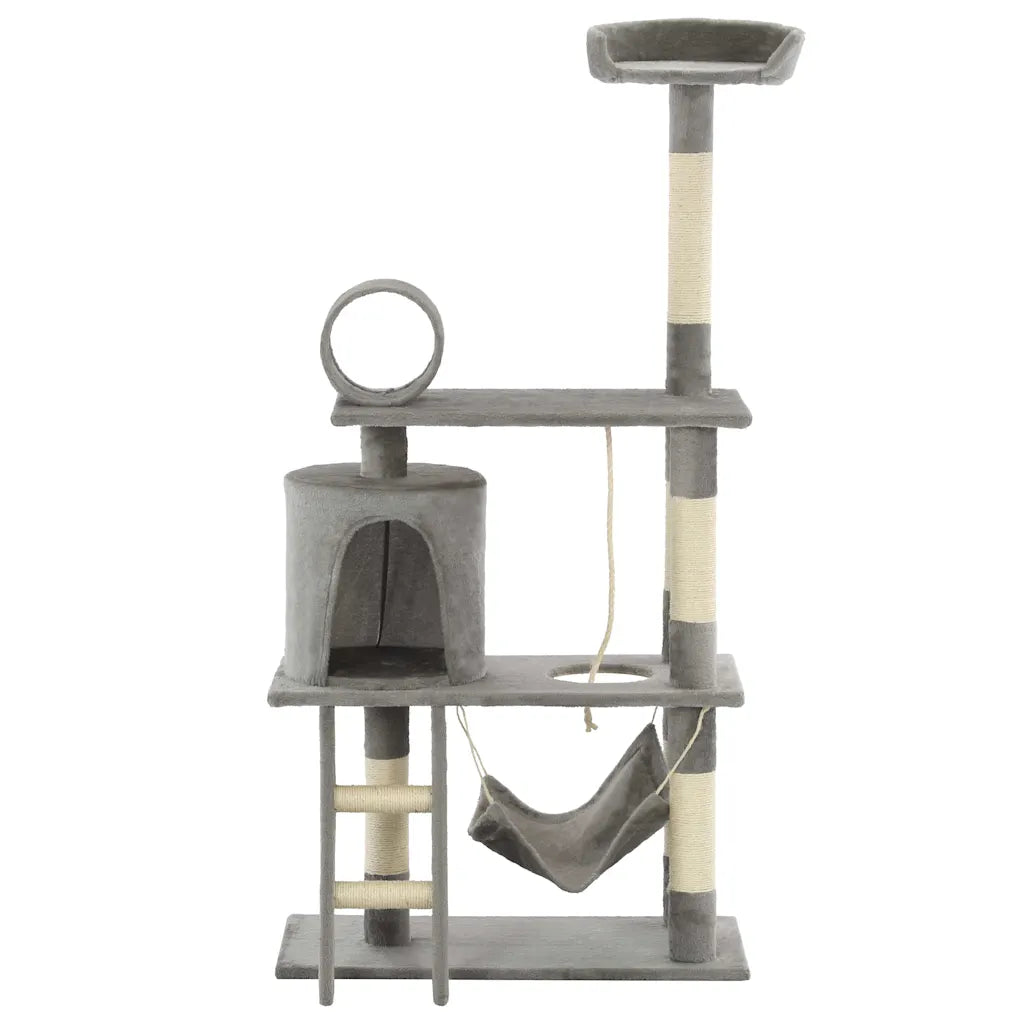 Albero per gatti con tiragraffi sisal 140 cm