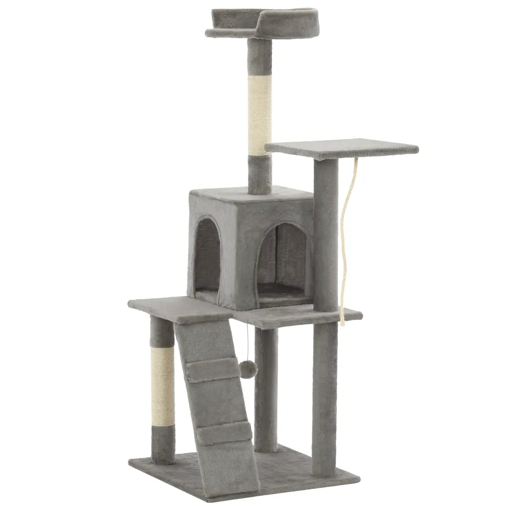Albero per gatti con tiragraffi in sisal 120 cm