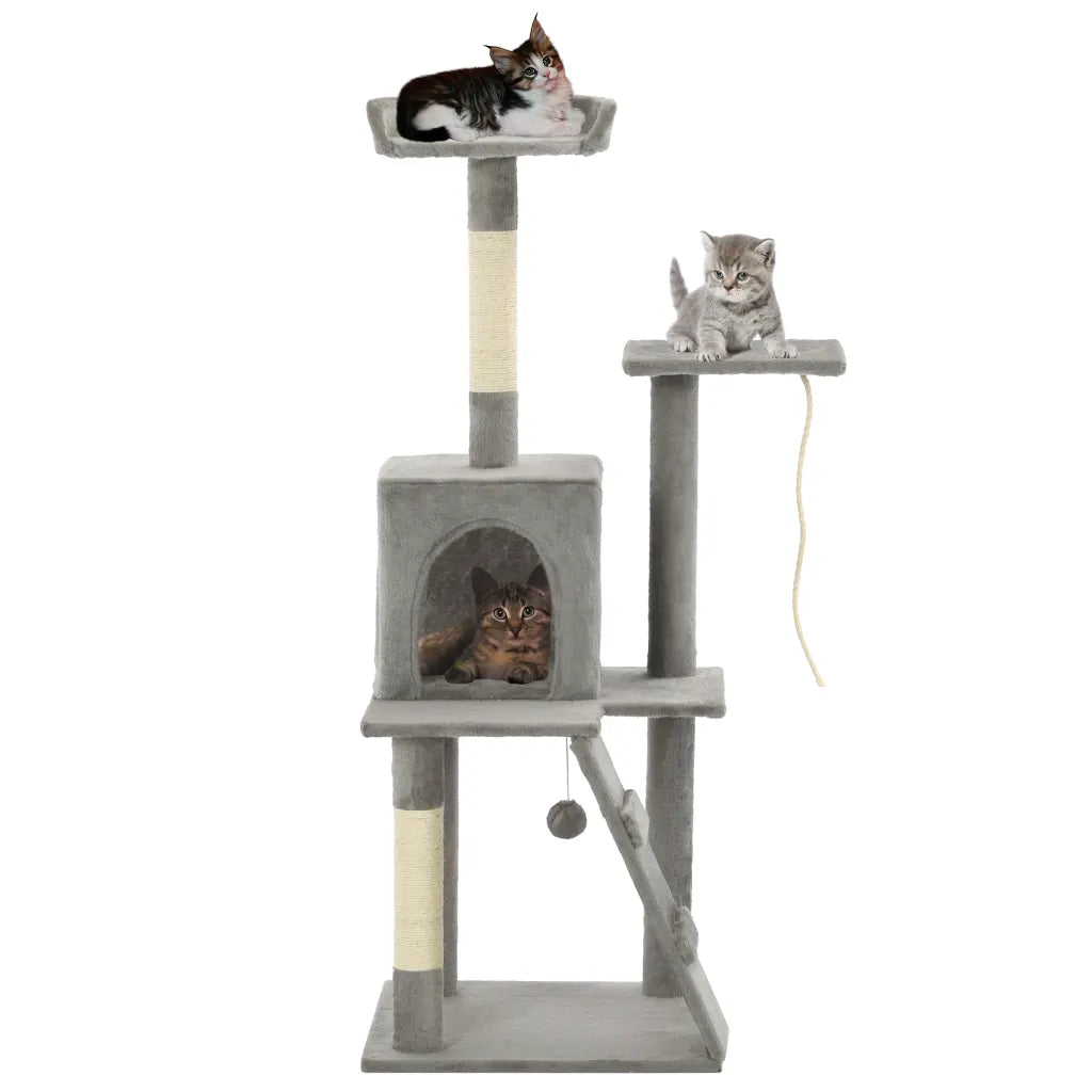 Albero per gatti con tiragraffi in sisal 120 cm