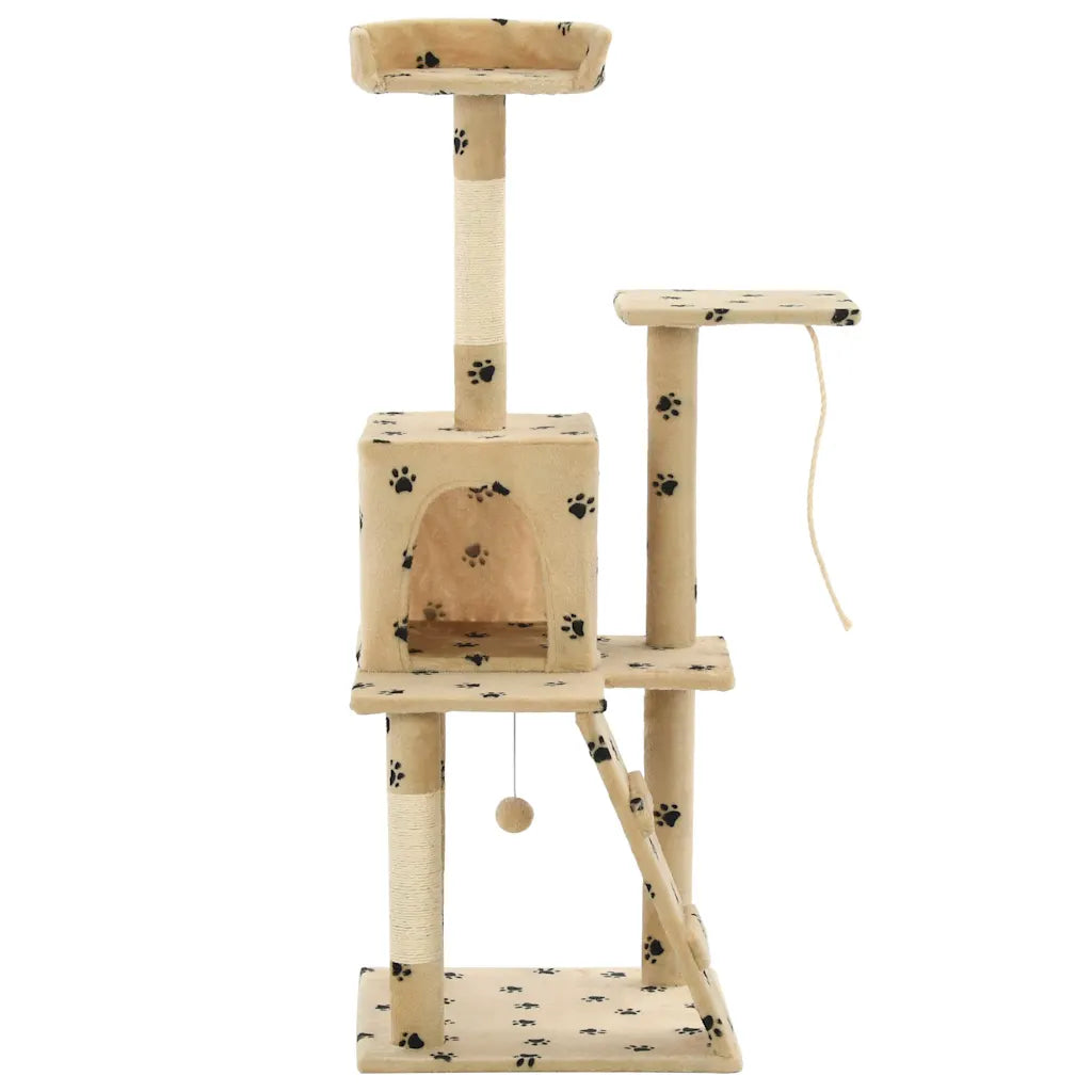 Albero per gatti con tiragraffi in sisal 120 cm