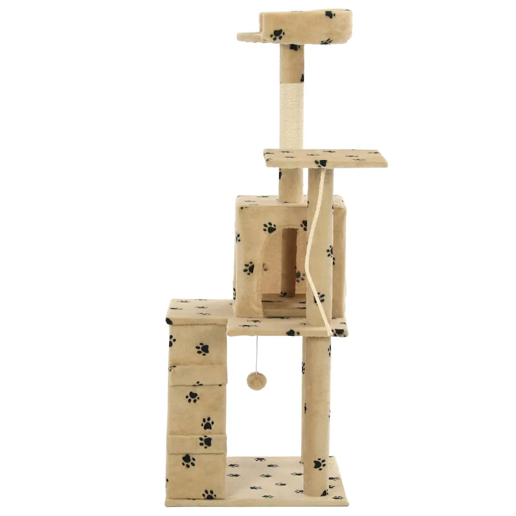 Albero per gatti con tiragraffi in sisal 120 cm