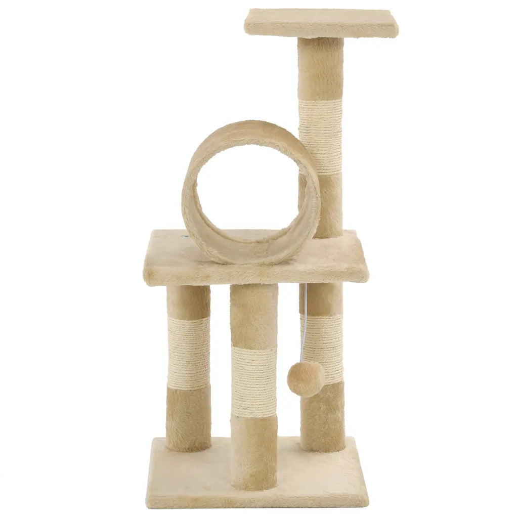 Albero per gatti con tiragraffi in sisal 65 cm